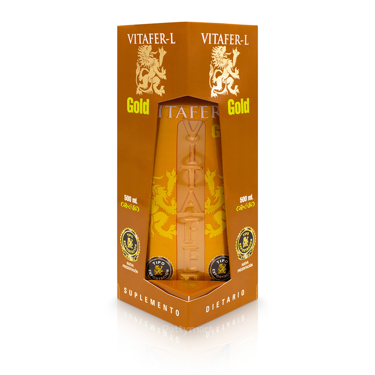 Koop Vitafer-L 500ml fles – natuurlijke energieboost in een handige verpakking. Ideaal voor dagelijks gebruik. Bestel nu online! Vitafer Gold