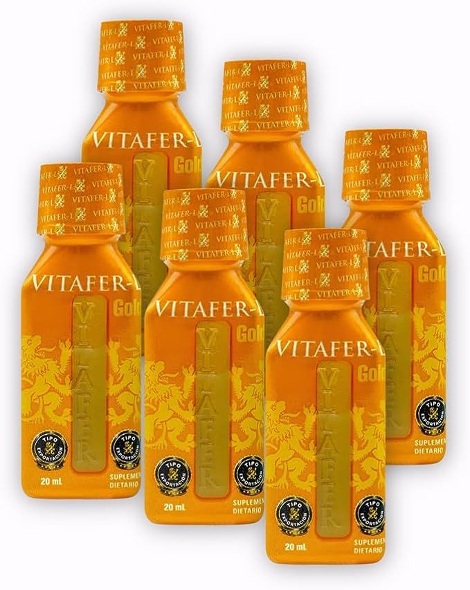 Vitafer-L Mini 6 – exclusieve set van 6 mini flesjes voor een natuurlijke en langdurige energieboost. Ideaal voor actieve levensstijlen vitafer gold